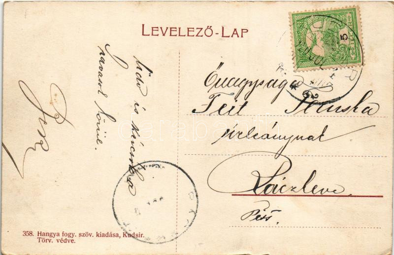 1910 Kudzsir, Kudsir, Cugir; vasgyár / iron works, factory - Image 2