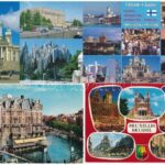23 db MODERN külföldi város képeslap / 23 modern European and other town-view postcards