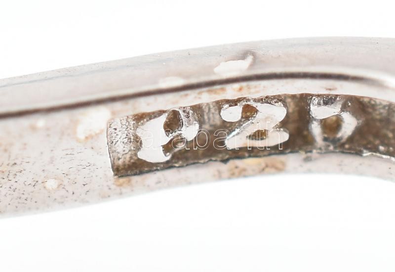 Ezüst(Ag) fülbevalópár Bulgari jelzéssel, h: 3 cm, bruttó: 4,5 g - Image 2
