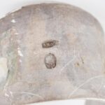 Ezüst (Ag) cukorfogó, jelzett, h: 12 cm, nettó: 38 g - Image 2