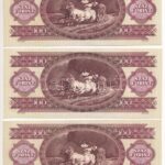 1993. 100Ft (3x) közte közeli sorszám T:I,I- Hungary 1993. 100 Forint (3x) with close serial numbers C:UNC,AU Adamo F38 - Image 2