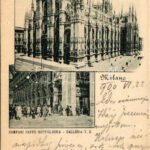 1900 Milano, Milan; Cattedrale, Campari Caffé Bottiglieria Galleria V.E. / cathedral, cafe shop (EK)