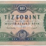 1949. 10Ft 'A 967 161052' T:III fo. Hungary 1949. 10 Forint 'A 967 161052' C:F spotted Adamo F3