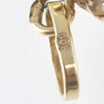 Arany (Au) 14K oroszlán függő, jelzett, 2,2×1,6 cm, nettó: 1 g - Image 3
