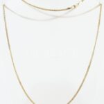 Arany (Au) 14K lapos pancer nyaklánc, jelzett, h: 70 cm, nettó: 11,6 g
