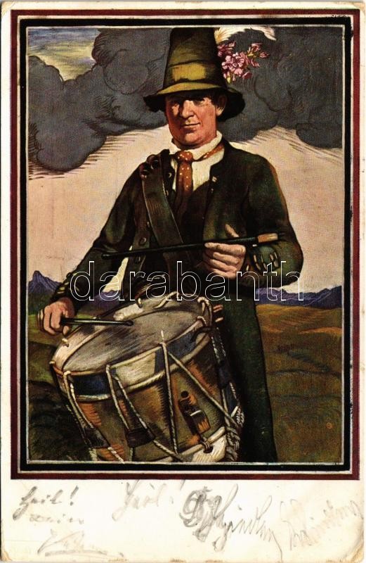 1906 XV. Deutsches-Bundes-Schiessen München / German federal shooting art postcard (EK)
