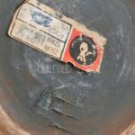 KÉ jelzéssel, Iparművészeti, retró kerámia váza, hibátlan, m: 17 cm - Image 2