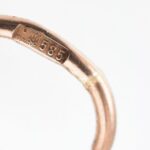 Arany (Au) 14K pravoszláv korpuszos kereszt függő, jelzett, 3,5×1,9 cm, nettó: 0,9 g - Image 2