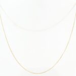 Arany (Au) 14K anker nyaklánc, jelzett, h: 40 cm, nettó: 1,9 g
