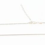 Ezüst(Ag) kígyó nyaklánc, jelzett, h: 45-50 cm, nettó: 6,4 g