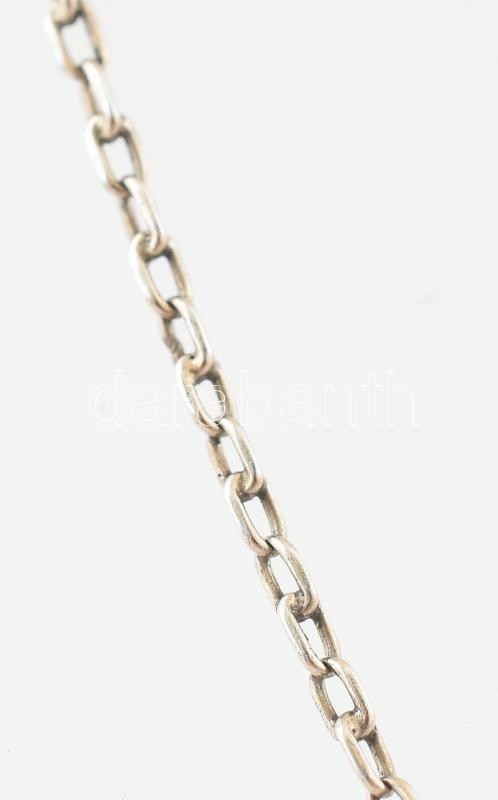 Ezüst(Ag) ankerszemes nyaklánc, jelzett, h: 48,5 cm, nettó: 3,2 g - Image 2
