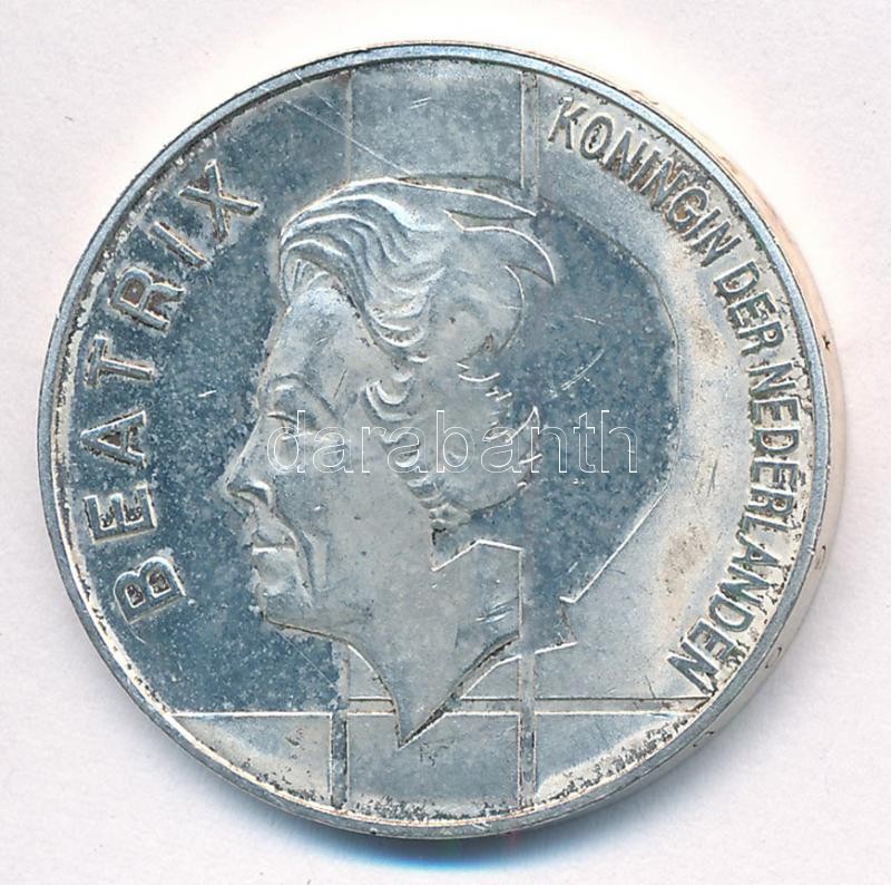 Hollandia 1994. 10G Ag 'Benelux szerződés' T:2 (eredetileg PP) Netherlands 1994. 10 Gulden Ag 'Benelux Treaty' C:XF (originally PP) Krause KM#216 - Image 2