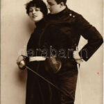 1915 Vívó pár / Fencing couple