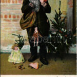 1904 Boldog karácsonyt! Mikulás / Christmas greeting, Saint Nicholas. 110/5. Weihnacht
