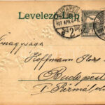 1901 Boldog húsvéti ünnepeket! Dombornyomott nyuszi / Easter greeting, rabbit Embossed (EK) - Image 2