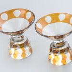 4 személyes Art Deco likőrös készlet, kis lepattanásokkal. - Image 2