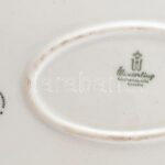Német halas porcelán készlet, jelzett, hibátlan, d: 19-37 cm - Image 3