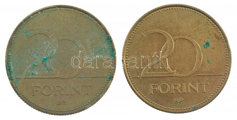 2003. 20Ft 'Deák' (2x) T:1- patina Adamo FOEM2 - Image 2