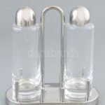 Alessi olaj ecet tartó, jelzett, hibátlan, m: 19 cm
