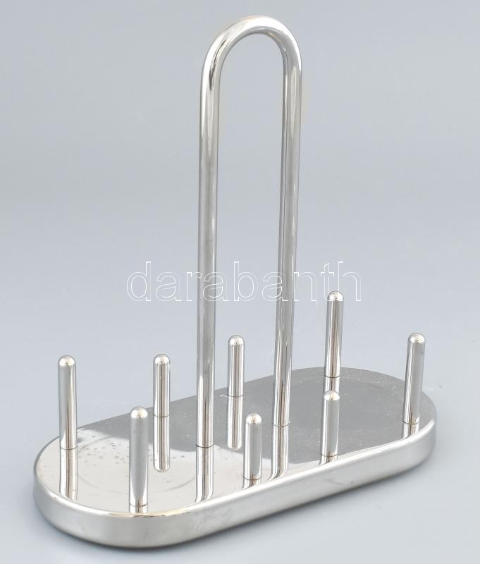 Alessi olaj ecet tartó, jelzett, hibátlan, m: 19 cm - Image 2