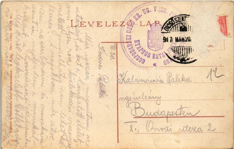 1917 Dicsőszentmárton, Tarnaveni, Diciosanmartin; látkép / general view (Rb) - Image 2
