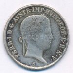 Ausztria 1841A 20kr Ag 'I. Ferdinánd' T:2,2- patina Austria 1841A 20 Kreuzer Ag 'Ferdinand I' C:XF,VF patina Krause KM#2208
