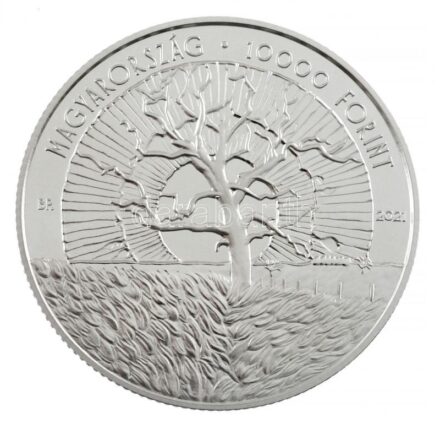 2021. 10.000Ft Ag 'Pilinszky János' tanúsítvánnyal T:PP