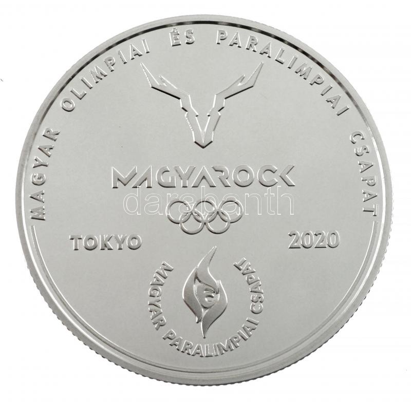 2021. 10.000Ft Ag 'Magyar Olimpiai és Paralimpiai Csapat Tokyo 2020' tanúsítvánnyal T:PP - Image 2