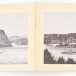 cca 1880 Vaskapu, Orsova-Kazán, 12 db db képest tartalmazó leporelló, elejében hibákkal, 8×12 cm - Image 4