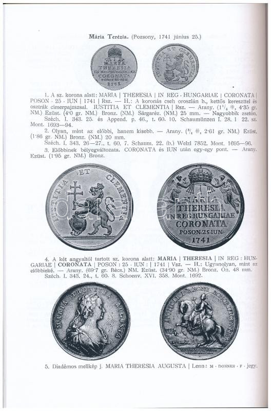 Dr. Gohl Ödön: A magyar királyok koronázási érmei éremképekkel kiegészítve. H.n. 1917. Modern reprint kiadás / modern reprint edition - Image 2