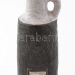 Dom... jelzéssel: Retró füles váza, hibátlan, m: 27 cm