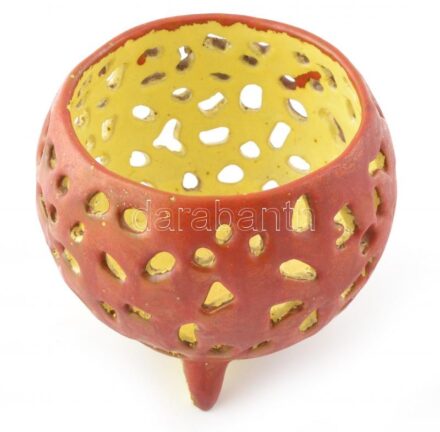 Kornfeld János: Mécsestartó, jelzett, hibátlan, m: 12 cm