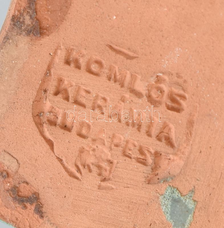 Komlós: Fiú. Jelzett, ragasztott, m: 15,5 cm - Image 2