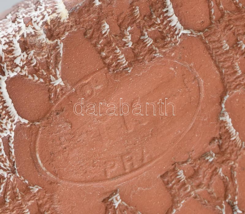Prágai retró váza, jelzett, hibátlan, m: 8 cm - Image 2