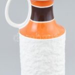KPM Berlin retró porcelán füles váza. Hibátlan. Jelzett, m: 29,5 cm
