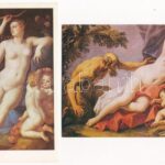 12 db MODERN erotikus művész motívum képeslap / 12 modern erotic art motive postcards - Image 2