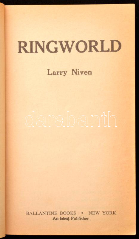 Larry Niven: Ringworld. New York, 1970., Ballantine Books. Angol nyelven. First printing. Kiadói papírkötés. - Image 2