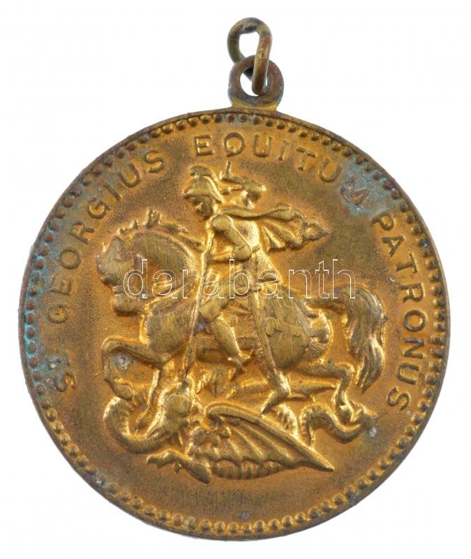 DN 'Sárkányölő Szent György' kétoldalas, fém emlékérem (23mm) T:2- korr.