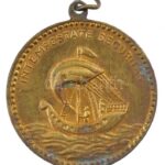 DN 'Sárkányölő Szent György' kétoldalas, fém emlékérem (23mm) T:2- korr. - Image 2