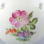 Óherendi díszváza, kézzel festett porcelán, jelzett, hibátlan, m: 19 cm, d: 17 cm - Image 2