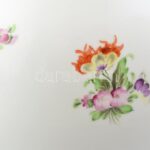 Óherendi díszváza, kézzel festett porcelán, jelzett, hibátlan, m: 19 cm, d: 17 cm - Image 4