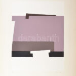 Mark (Márkus), Anna (1928-): Geometrikus kompozíció, 1990. Szitanyomat, papír, jelzett, művészpéldány E.A. jelzéssel. 46x34 cm / screenprint on paper, artist's proof, signed