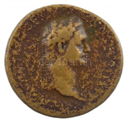 Római Birodalom / Róma / Domitianus 88-89. Sestertius bronz (24,07g) T:3 Roman Empire / Rome / Domitian 88-89. Sestertius bronze '[IMP CAES DO]MIT AVG GER[M COS XIIII CENS PER P P] / S C' (24,07g) C:F RIC II 640