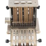 1930 körül Berlin, Art Deco pirítós sütő, jelzett, AEG, Terv: Peter Behrens. Nincs kipróbálva, m: 16,5 cm - Image 2