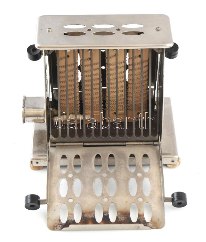 1930 körül Berlin, Art Deco pirítós sütő, jelzett, AEG, Terv: Peter Behrens. Nincs kipróbálva, m: 16,5 cm - Image 2
