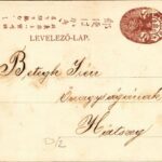 Kézzel festett japán művészlap / Japanese hand-painted art postcard (EK) - Image 2