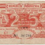 Indonézia 1947. 25R T:III- Indonesia 1947. 25 Rupiah C:VG Krause P#S124