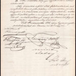 1876 Szerződés magas díjlerovással: 3 x 20Ft, 7Ft, 1Ft, 75kr (245.500) - Image 4