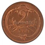 Ausztria 1898. 2h bronz műanyag kapszulában T:1- patina Austria 1898. 2 Heller bronze in plastic capsule C:AU patina Krause KM#2801