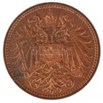 Ausztria 1898. 2h bronz műanyag kapszulában T:1- patina Austria 1898. 2 Heller bronze in plastic capsule C:AU patina Krause KM#2801 - Image 2